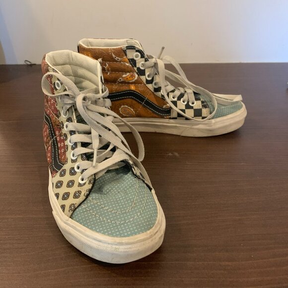 Vans Shoes - Vans x Urban Outfitters Sk8-Hi Patchwork Sneaker Women's Size 7